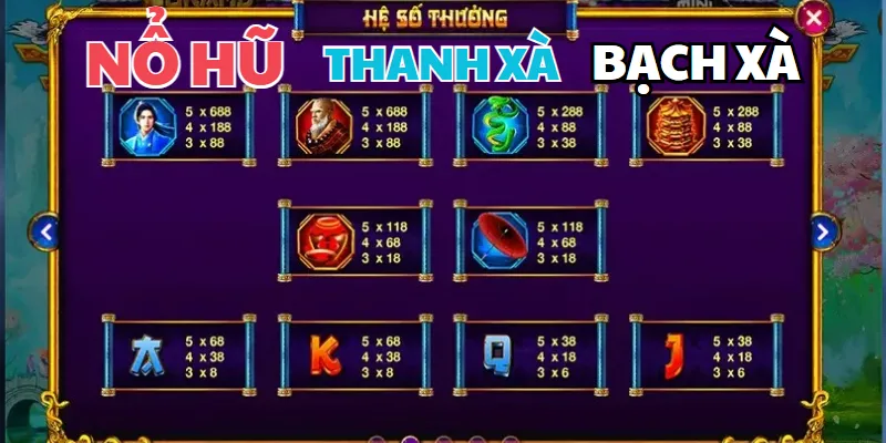Nổ Hũ Thanh Xà Bạch Xà
