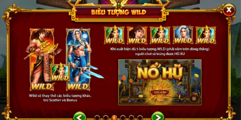 quay hũ Sơn Tinh Thủy Tinh